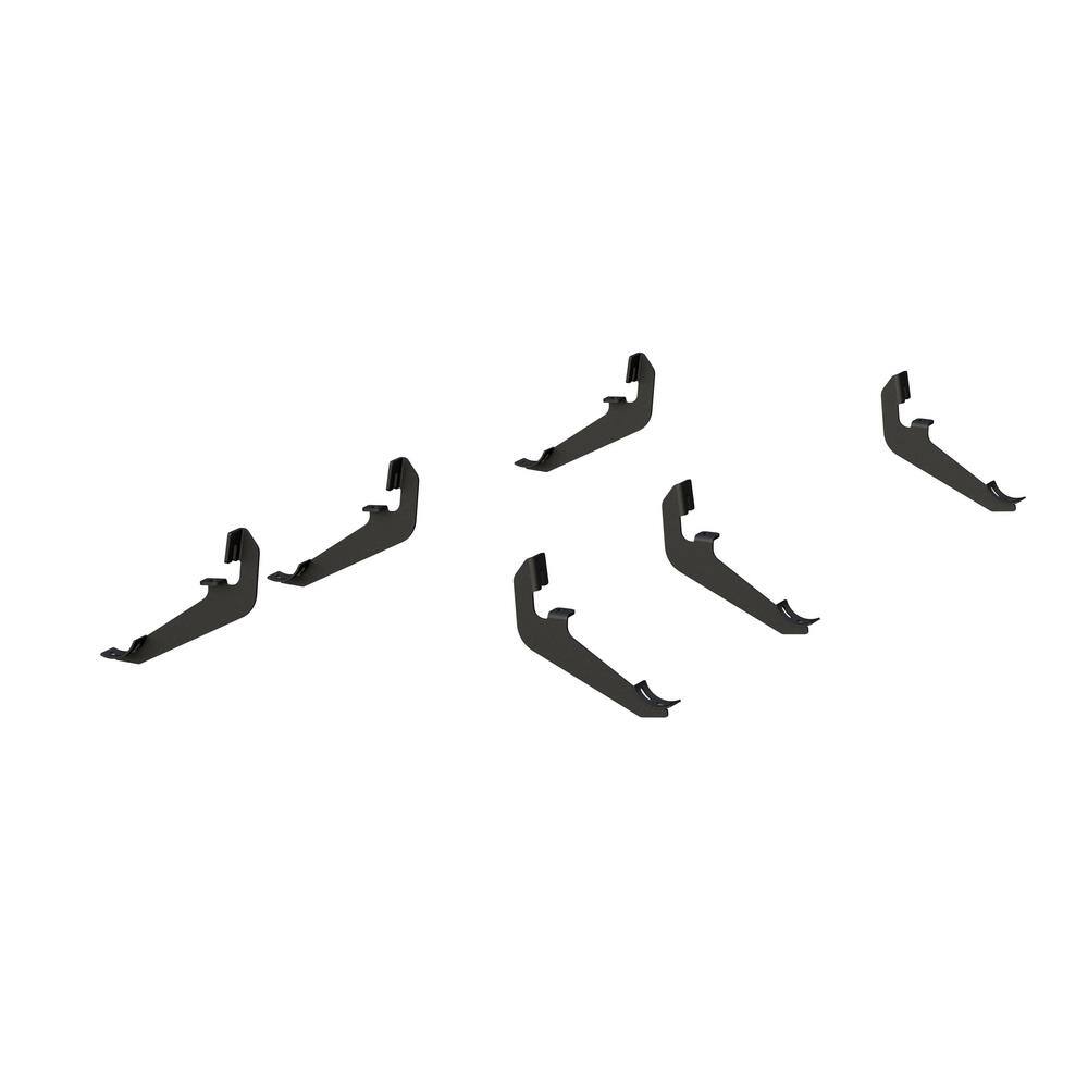 3-Inch Round Black Stainless Steel Nerf Bars, No-Drill, Select Chevrolet Colorado, GMC Canyon - Hercitys