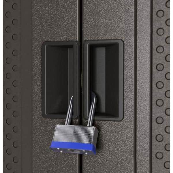 30 in. W x 36 in. H x 20.25 in. D Plastic Freestanding Garage Base Cabinet in Slate - Hercitys