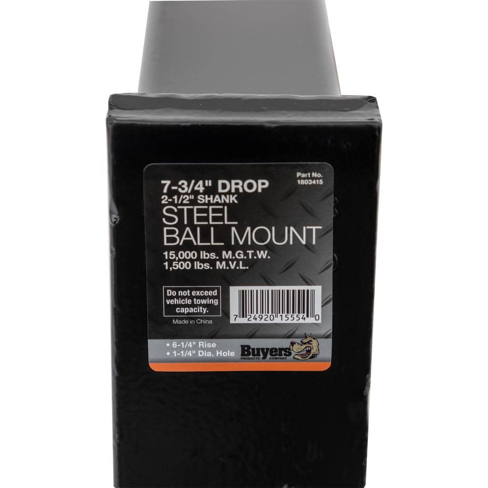 2-1/2 in. Ball Mount with 7-3/4 in. Drop - Hercitys