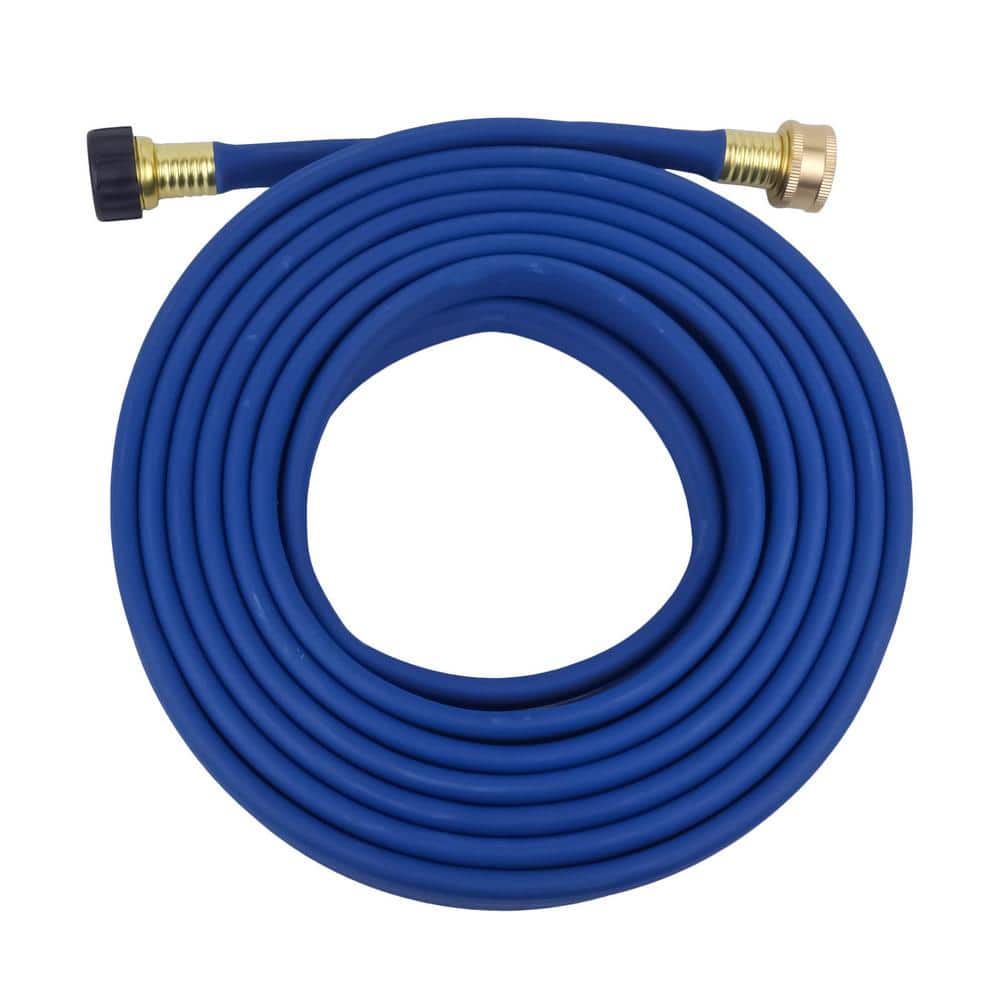 1/2 in. x 25 ft. Garden Flat Soaker Hose with Metal Hose Connector Ends, for Flower Beds; Seedlings; Landscaping - Hercitys
