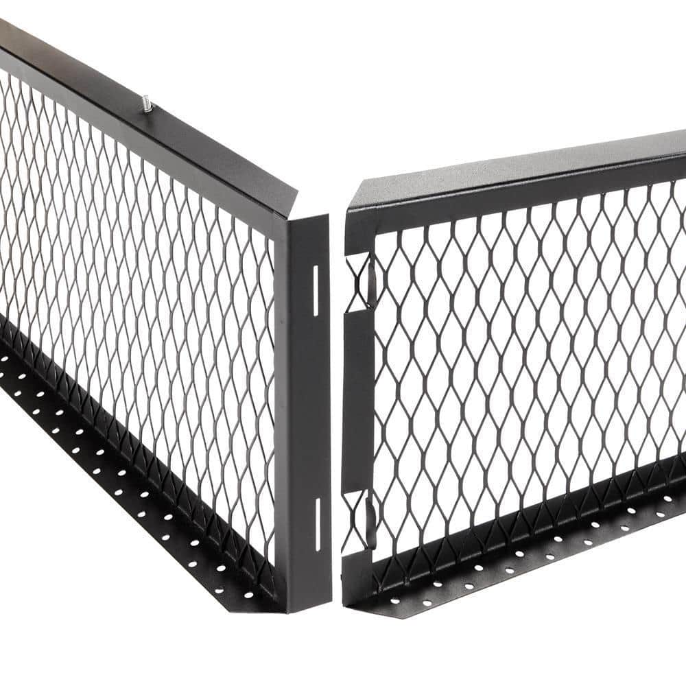 35 in. x 17 in. x 10 in. H Chimney Cap in Black Galvanized Steel - Hercitys