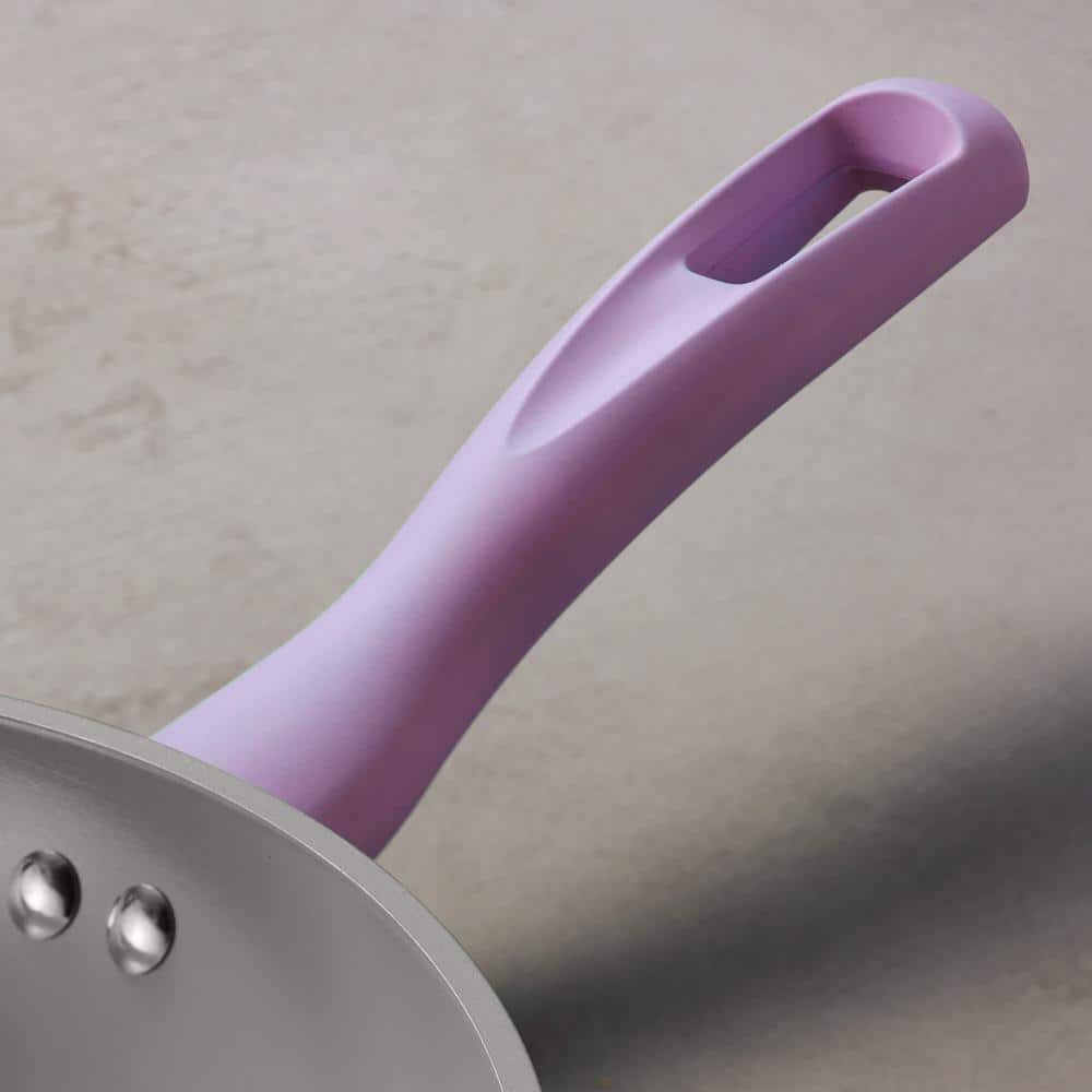 14-Piece Ceramic Cookware Set in Purple - Hercitys