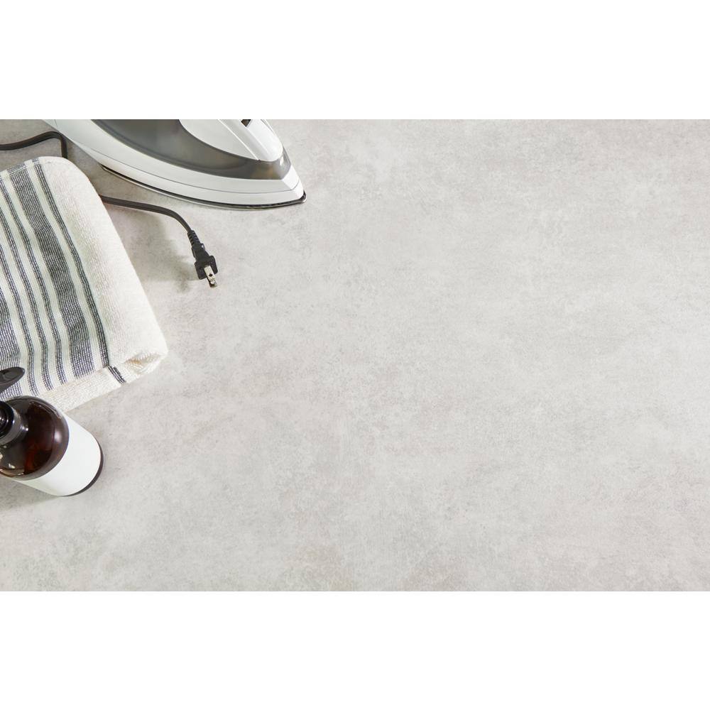 5 ft. x 12 ft. Laminate Sheet in Patina Chalk with Monolith Finish - Hercitys