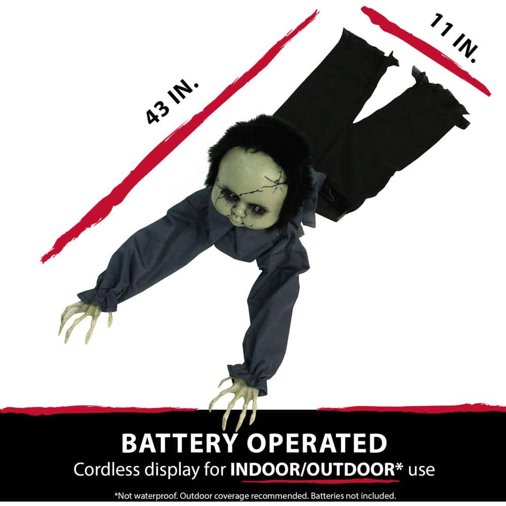 10.5 in. Touch Activated Animatronic Doll - Hercitys