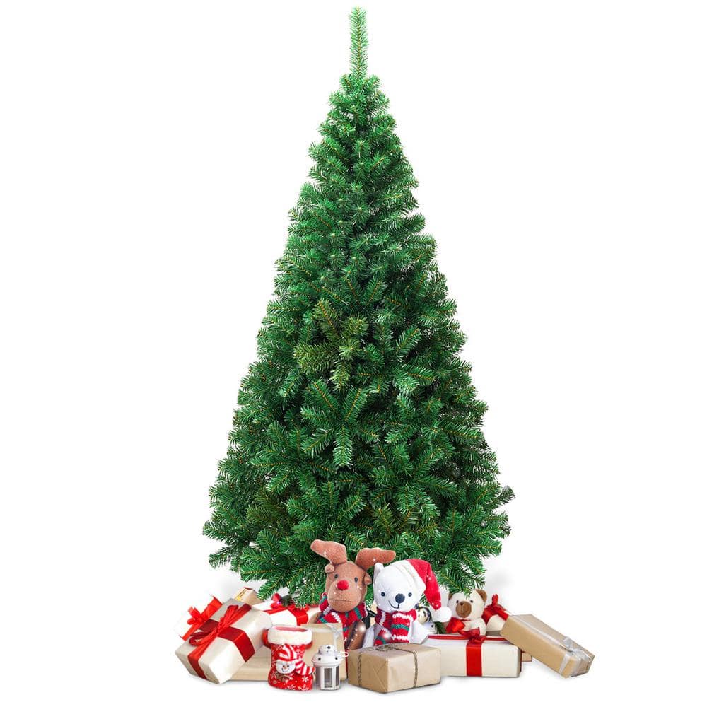5 ft. Green Holiday Season PVC Artificial Christmas Tree Indoor Outdoor Stand - Hercitys