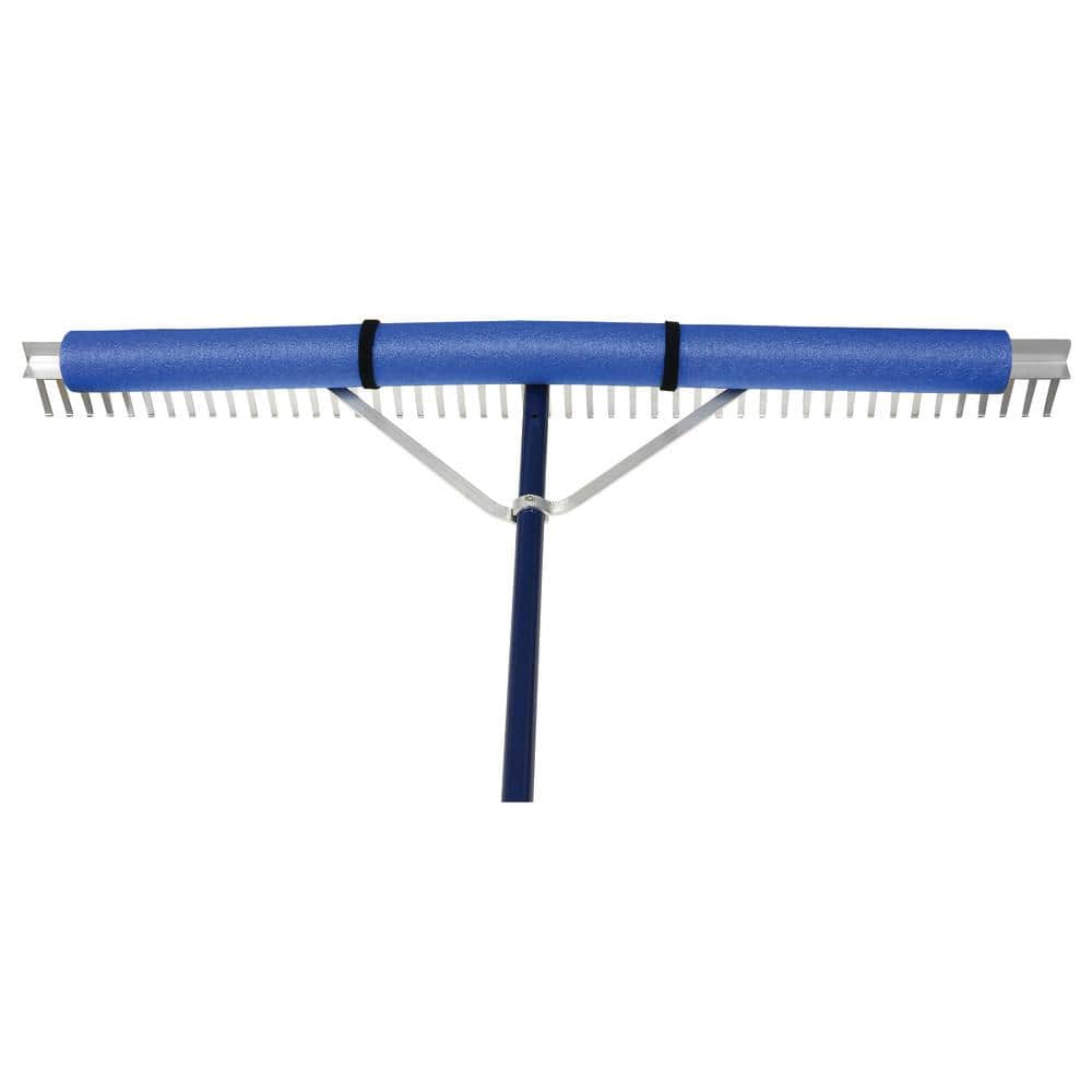 48 in. Floating Weed Lake Rake with 11 ft. Extension Handle and 50 ft. Rope - Hercitys