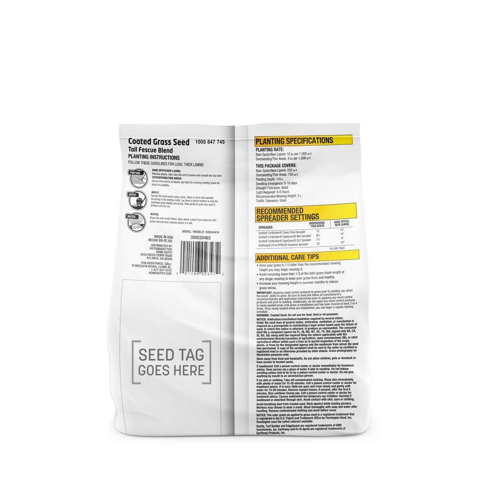 3 lbs. Tall Fescue Grass Seed Blend - Hercitys