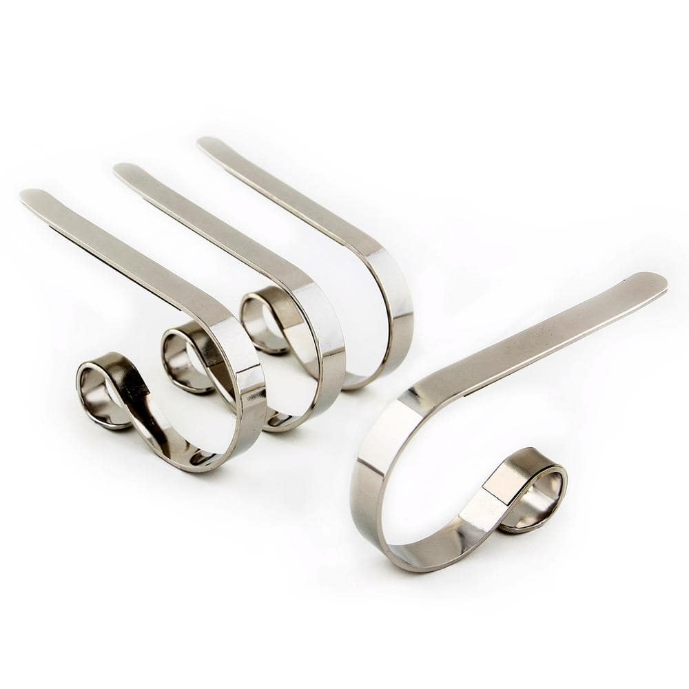 3 in Silver Stocking Holder (4-Pack) - Hercitys