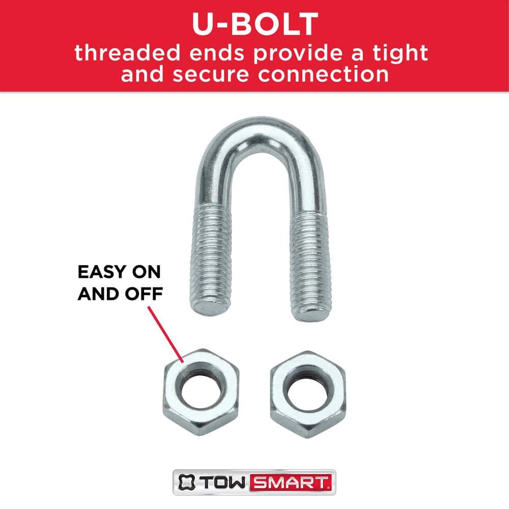 36 in. Towing Safety Chain with U-Bolt and Quick Link 5000 lbs. - Hercitys