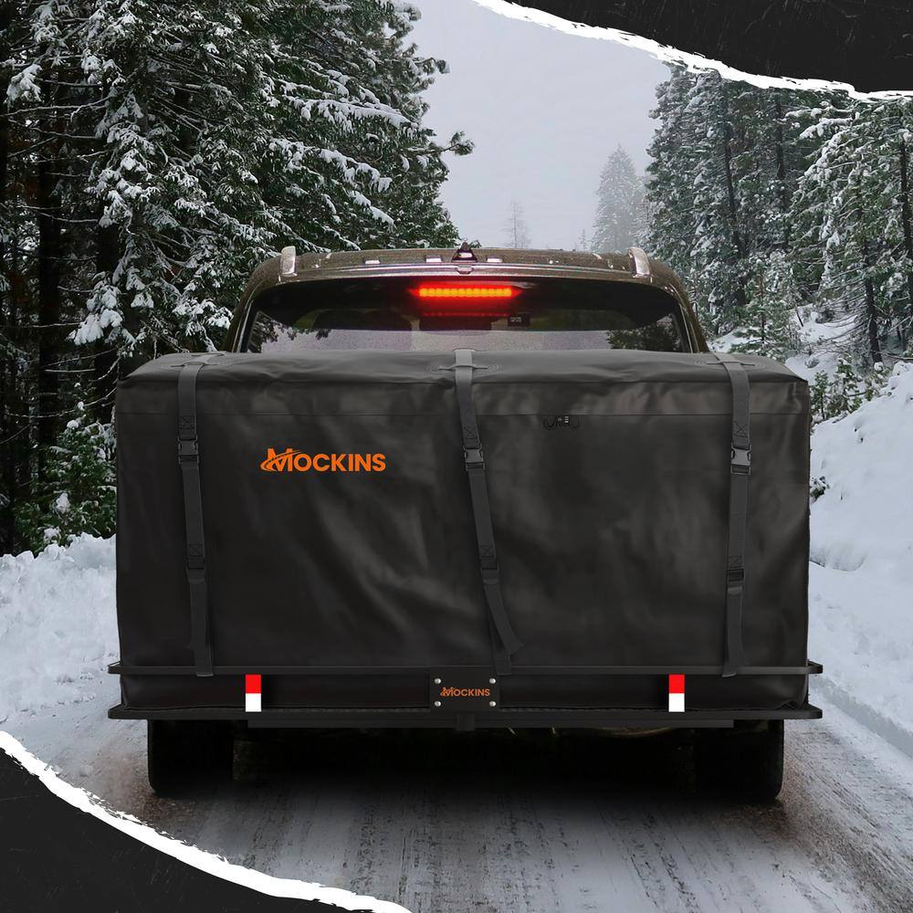 40 cu. Ft. Waterproof Cargo Carrier Bag 70 in. x 33 in. x 30 in. Hitch Bag with Lock, Straps and Carry Bag - Hercitys