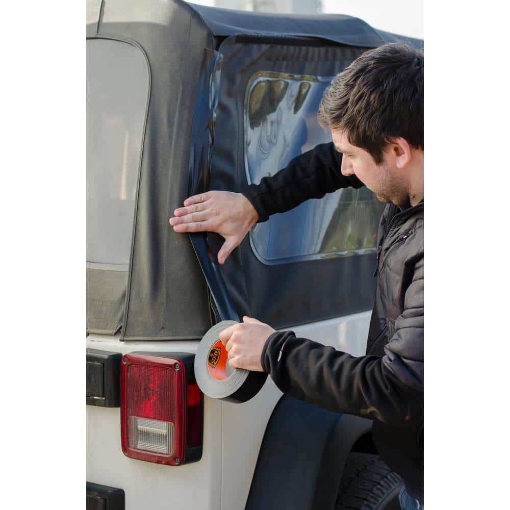 30 yd Black Duct Tape (Case of 16) - Hercitys