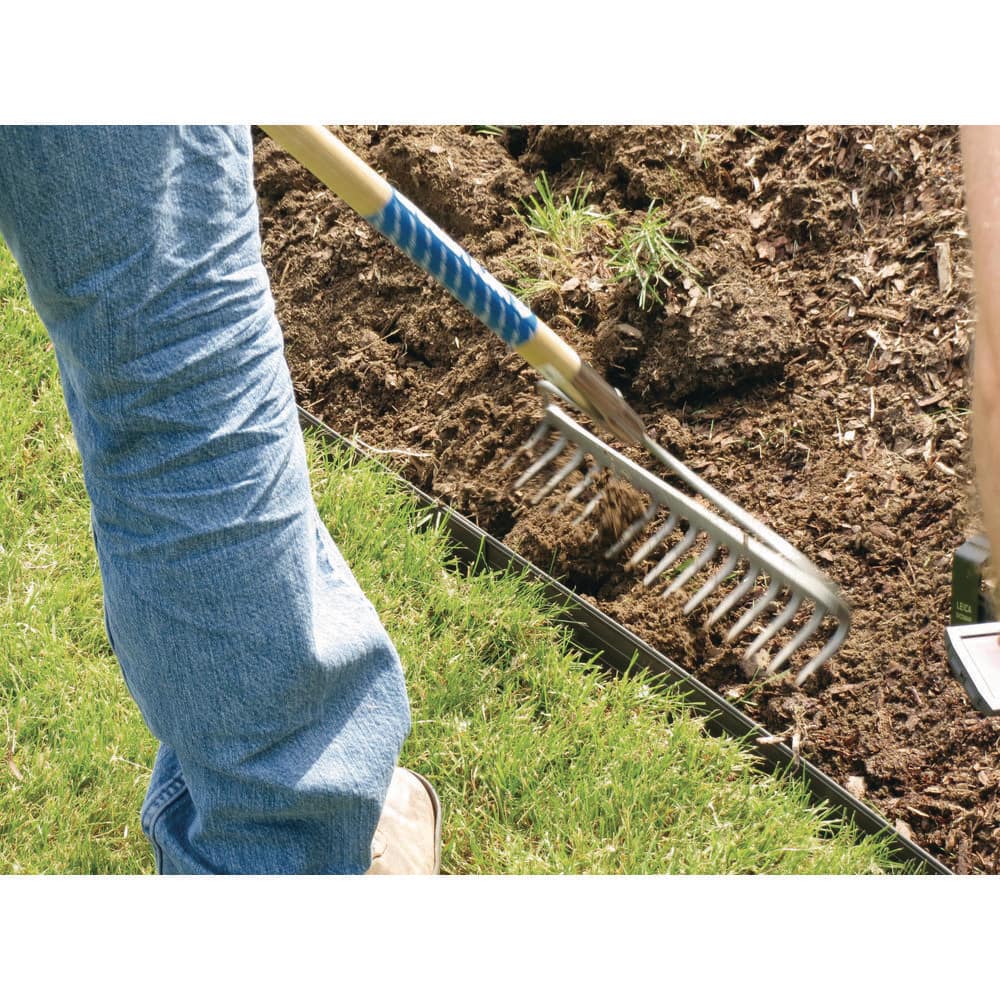 48 ft. x 0.18 in. x 4 in. Black Aluminum Edging Kit - Hercitys