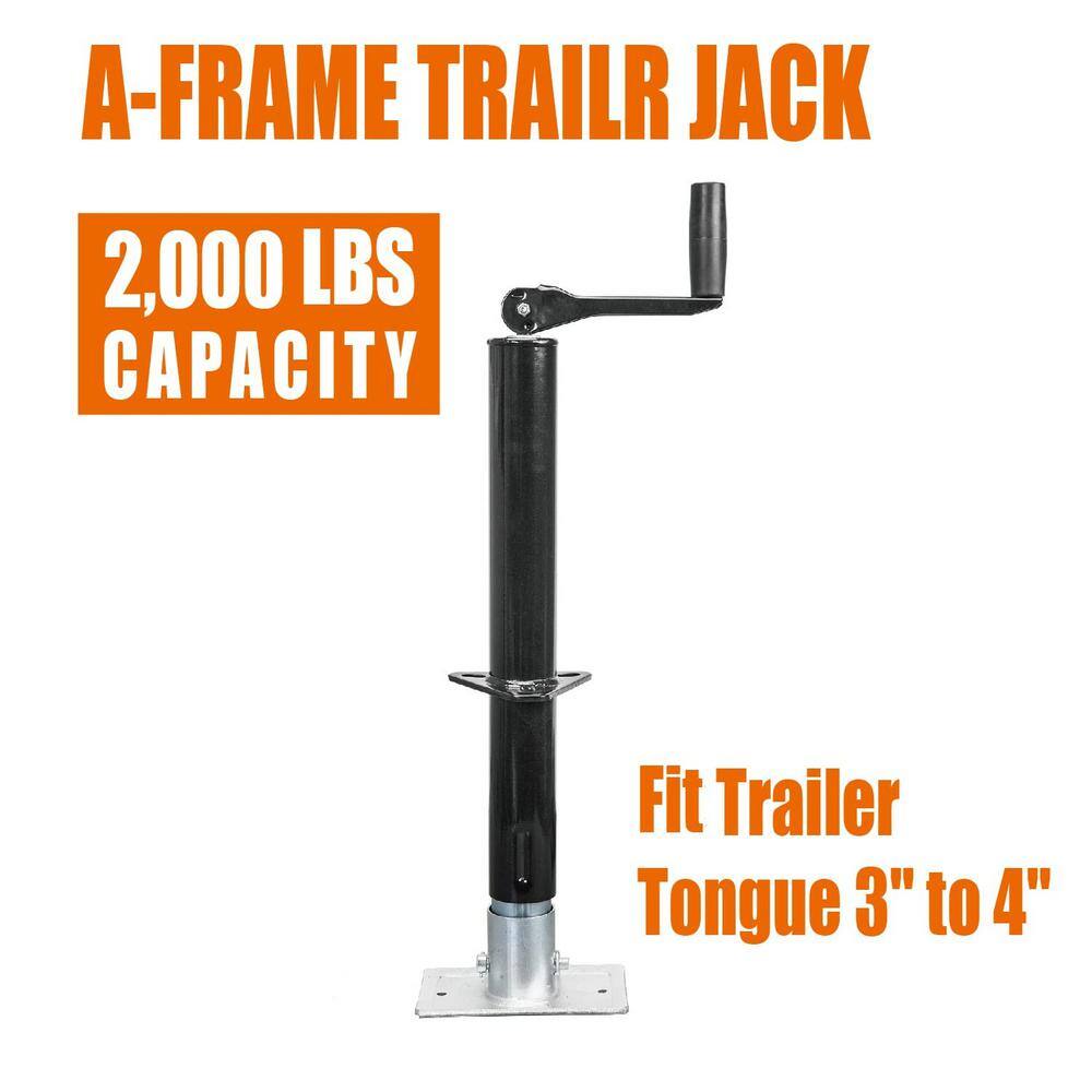 2,000 lbs. Top-Wind A-Frame Trailer Jack - Hercitys