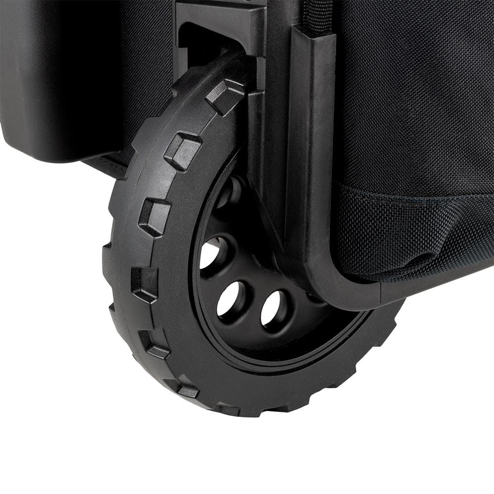 18 in. Rolling Open Tote Tool Bag with Extended Handle - Hercitys