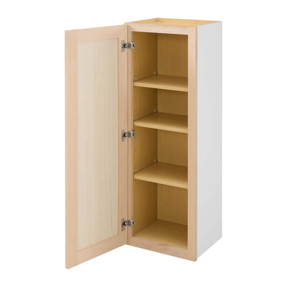 15 in. W x 12 in. D x 42 in. H Ready to Assemble Wall Kitchen Cabinet in Unfinished with CLICKREADY Technology - Hercitys