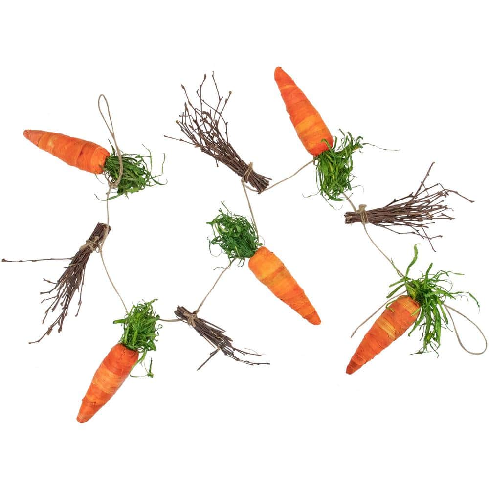 3.25 ft. Carrots and Twigs Artificial Easter Garland - Hercitys