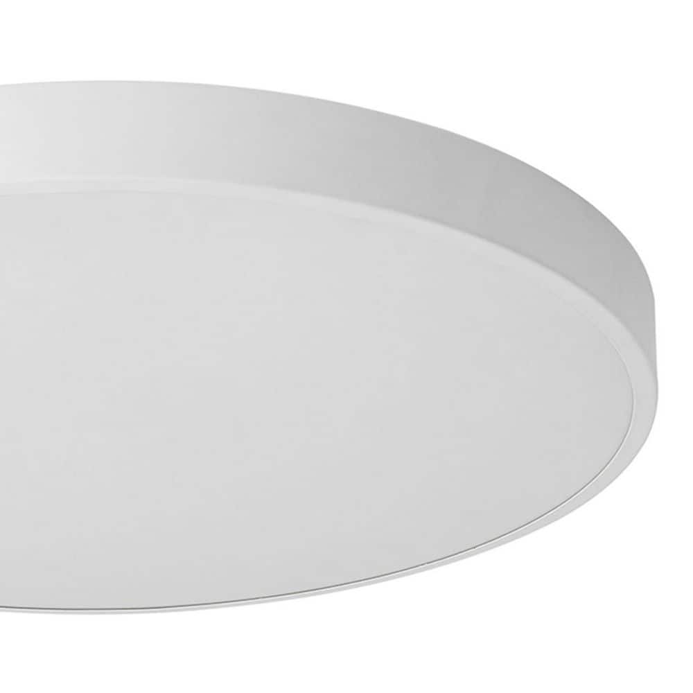 19.69 in. 24-Watt LED Ceiling Light Round Flush Mount Close to Ceiling Light (White) - Hercitys