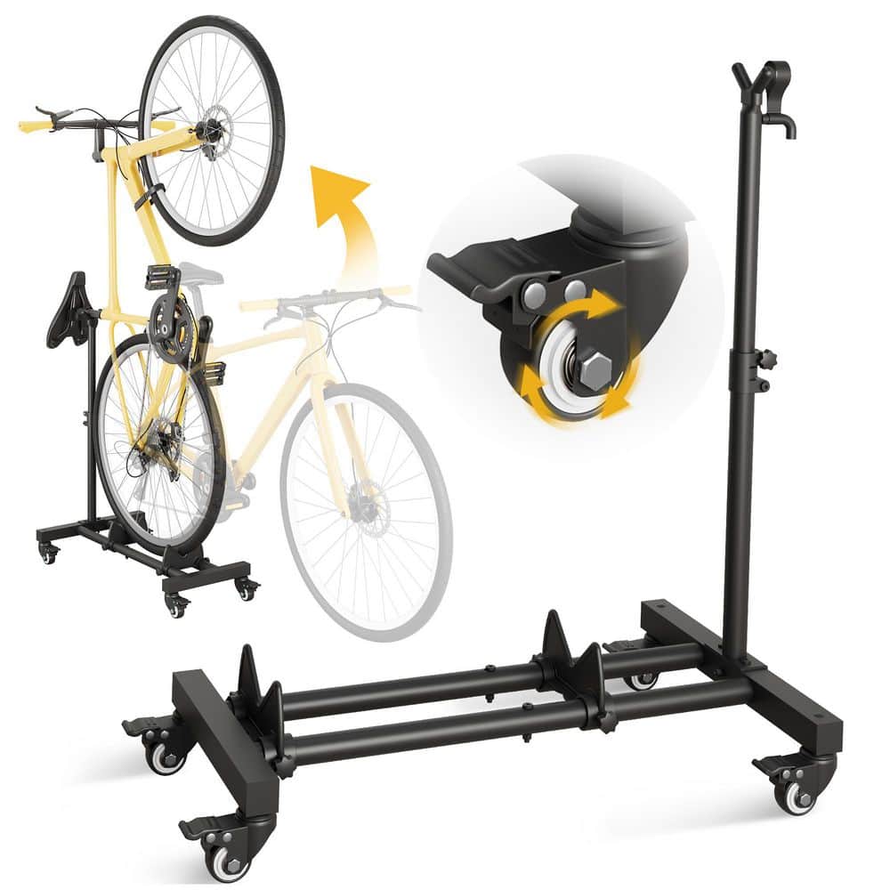2 Vertical Bike Freestanding Storage Rack - Hercitys