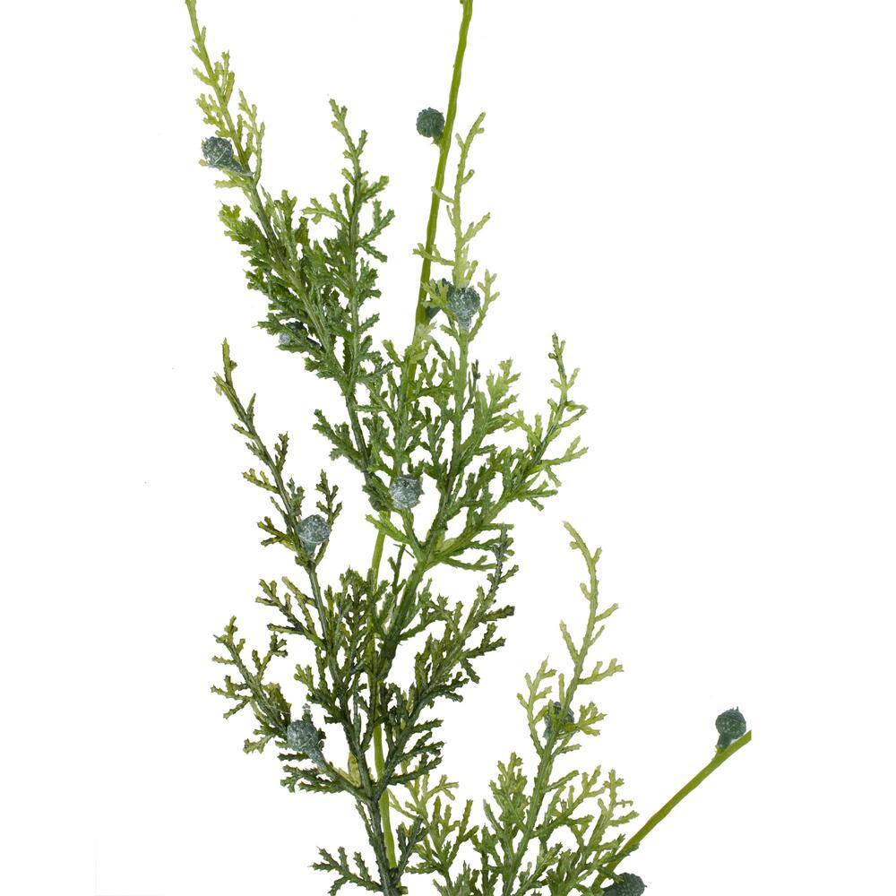 35.5 in. Artificial Green Cypress Hanging Christmas Spray - Hercitys