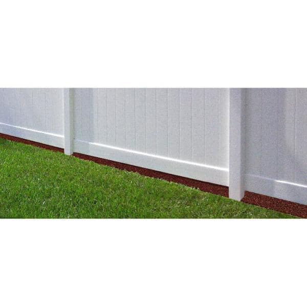 32 ft. L x 5 in. W x 5.5 in. H Cedar Red Four 8 ft. Rolls Earth Rubber Edging - Hercitys