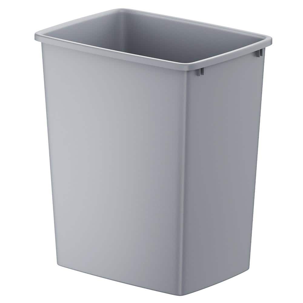 35 Quart Plastic Replacement Waste Container 1PCS, Gray - Hercitys