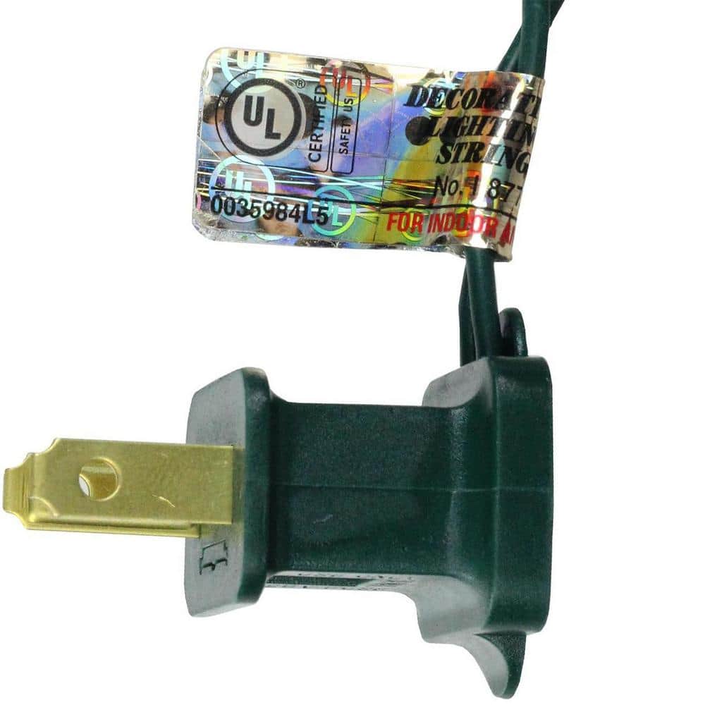 20-Count Clear G40 Globe Patio Garden Christmas Light Set, 19 ft. Green Wire - Hercitys