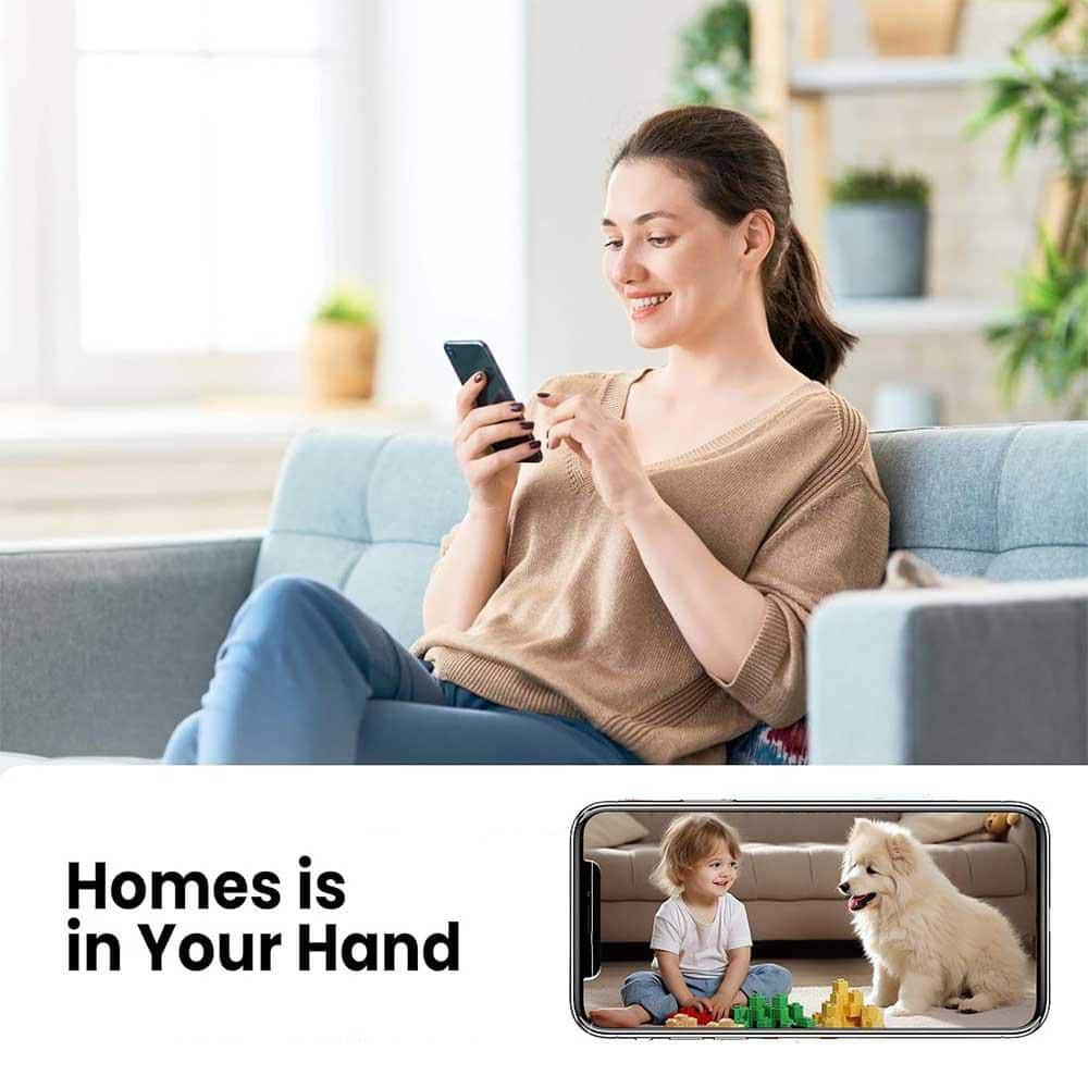 4K HD WiFi Hidden Security Camera with Night Vision and Motion Detection - Hercitys