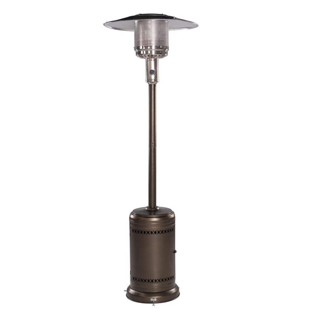 46000 BTU Propane Steel Freestanding Patio Heater Bronze - Hercitys