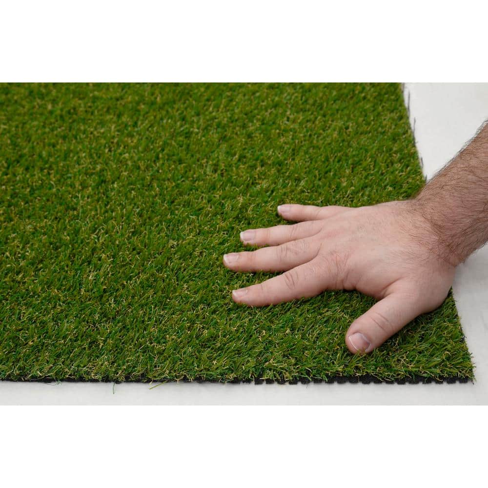 5 ft. x 7 ft. Green Artificial Grass Area Rug - Hercitys