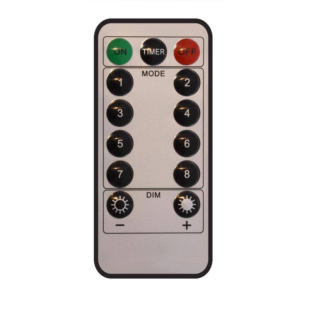 200-Light Bulbs with Copper Wire Battery Operated Starburst Warm White LED Lights with Remote Control (Set of 2) - Hercitys