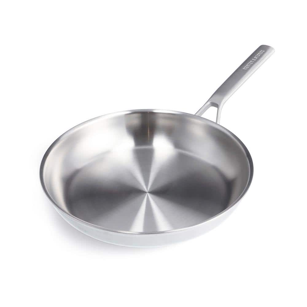 12 in Tri-Ply Stainless Steel Frying Pan Skillet - Hercitys