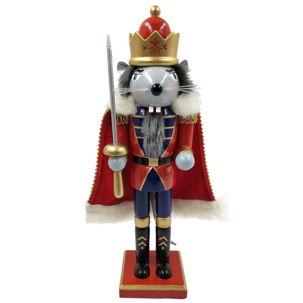 14 in. Mouse King Nutcracker - Hercitys