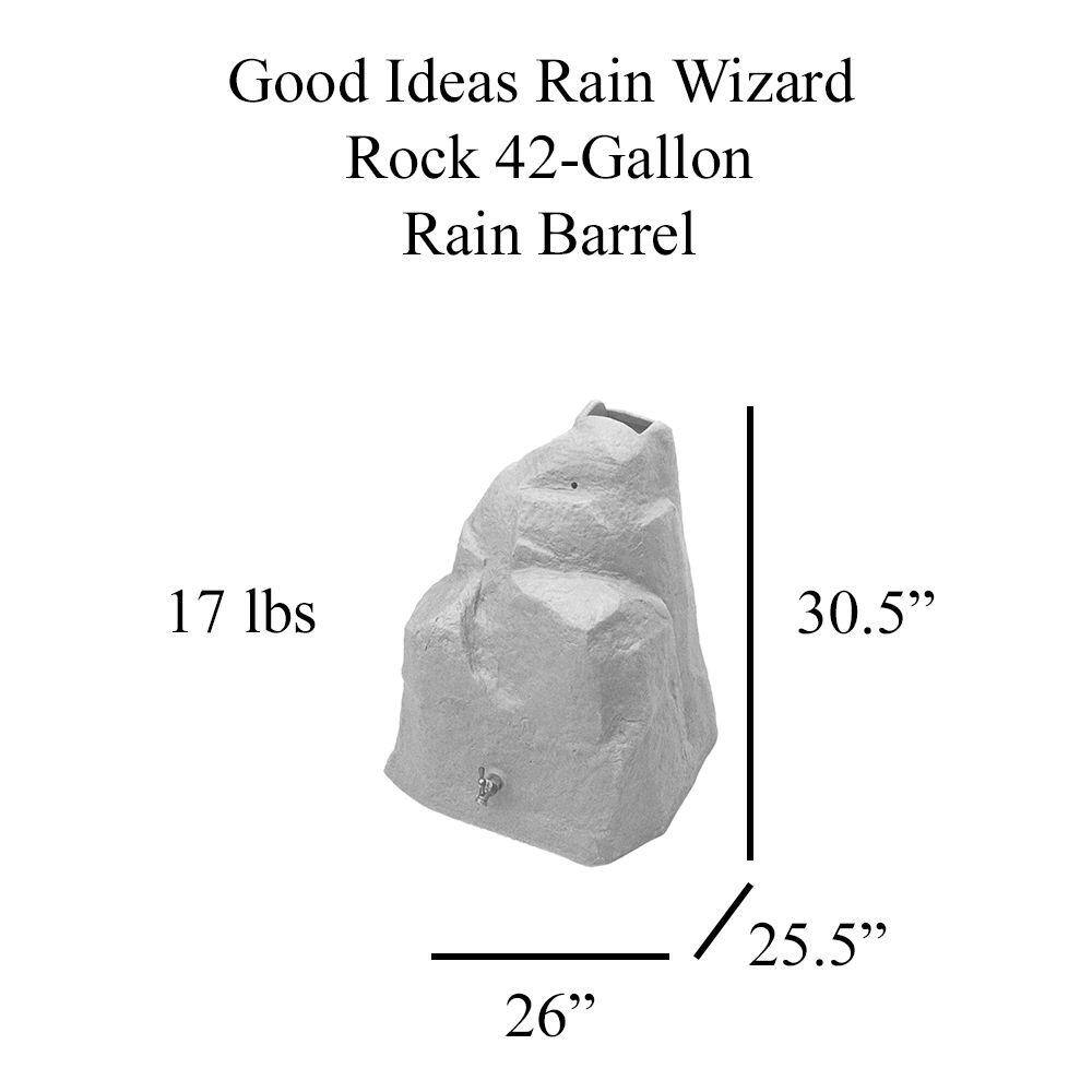42 Gal. Rock Light Granite Rain Wizard - Hercitys