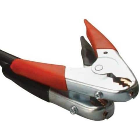 20 ft 4-Gauge 500 Amp Black Parrot Jaw Clamps - Hercitys