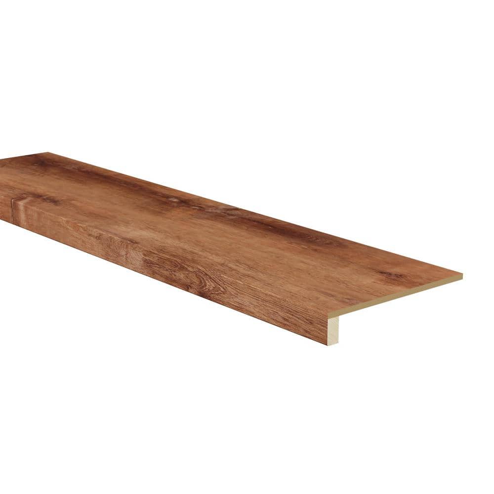 0.375 in. x 11.5 in. x 48 in. Laminate Trail Oak No Return Modern Retread - Hercitys