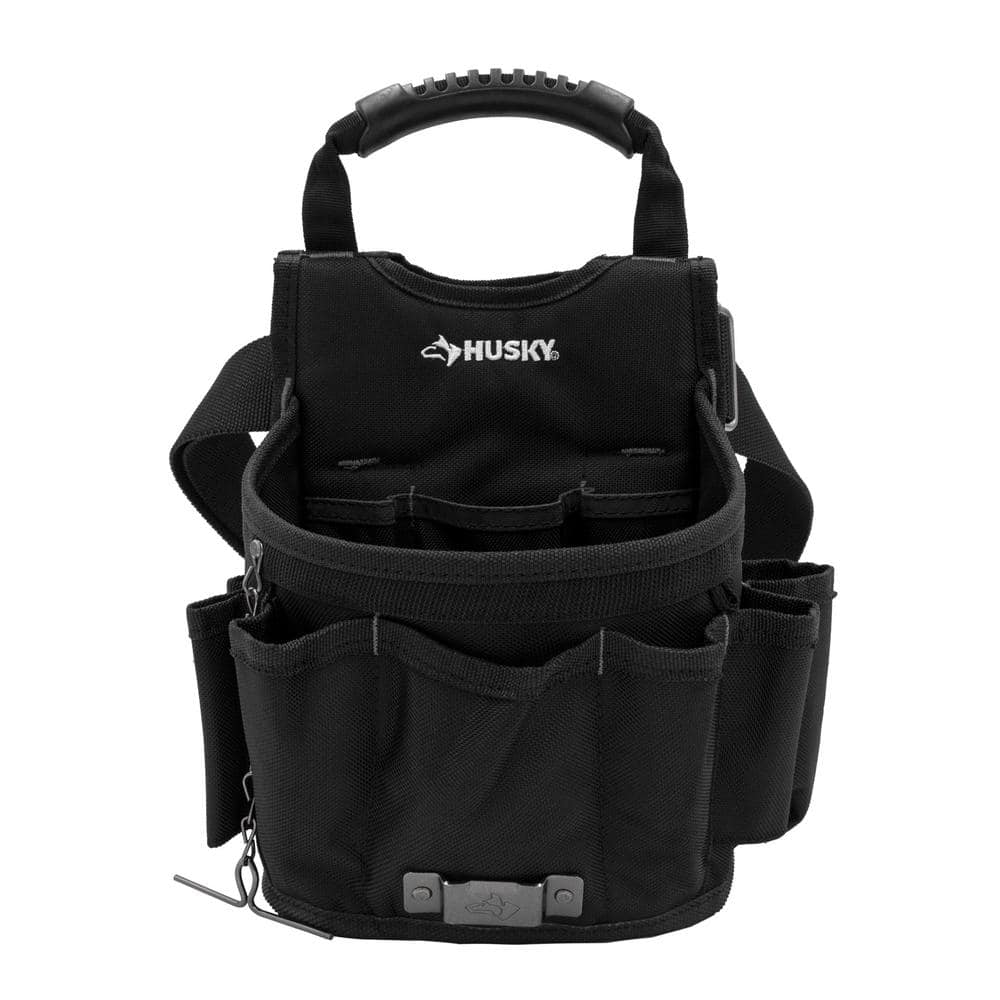 13-Pocket Black Utility Tool Pouch - Hercitys