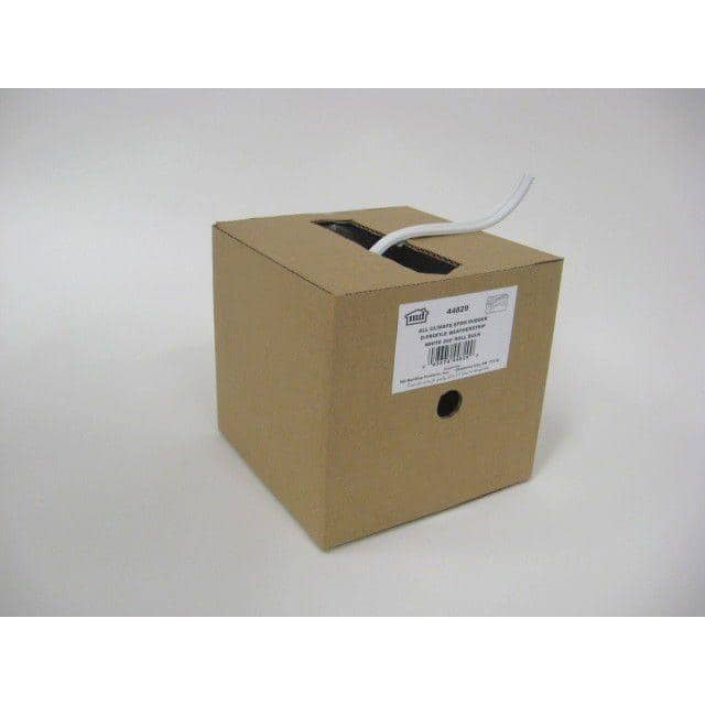 0.375 in. x 200 ft. White Premium Rubber Window Weatherstripping Adhesive Roll - Hercitys