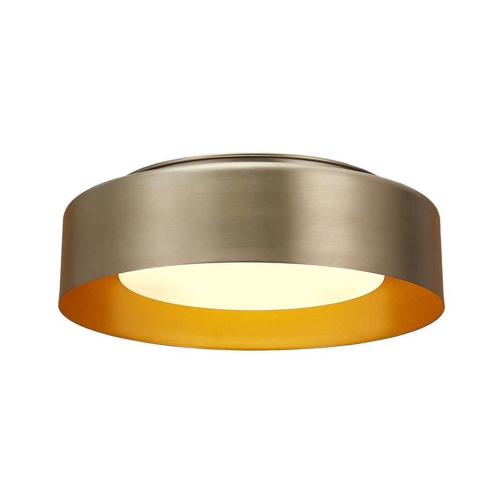 16 in. 3-Light Gold Flush Mount - Hercitys