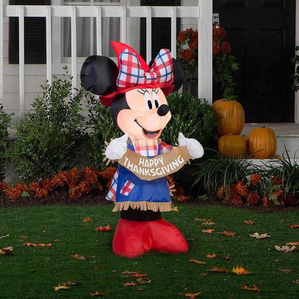 3.5 ft. H Inflatable Minnie as Scarecrow - Hercitys
