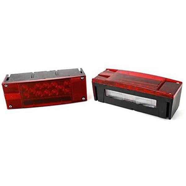 12-Volt LED Low Profile Submersible Rectangular Trailer Light Kit - Hercitys