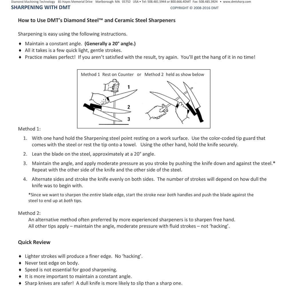 14 in. Fine Grit Diamond Honing Steel with Plastic Handle - Hercitys