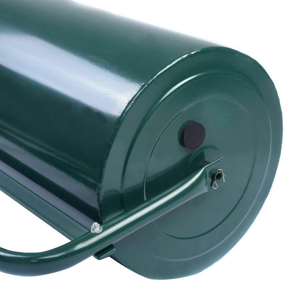 24 in. x 13 in. Tow Lawn Roller Water Filled Metal Push Roller - Hercitys