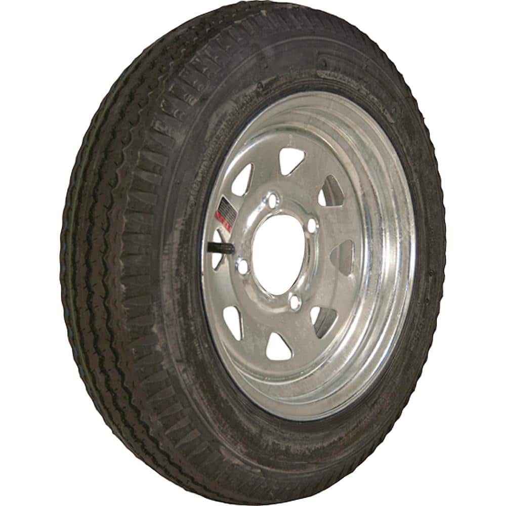 530-12 K353 BIAS 1045 lb. Load Capacity Galvanized 12 in. Bias Tire and Wheel Assembly - Hercitys