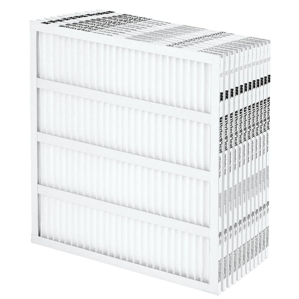 20 in. x 20 in. x 1 in. Perfect Pleat MERV 8 Self-Supporting Pleated Air Filter (Case of 12) - Hercitys