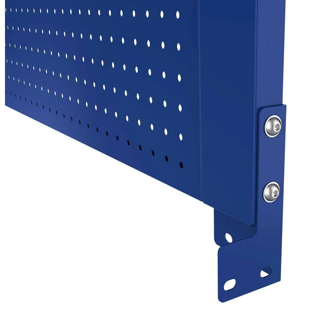 46 in. Gloss Blue Steel Pegboard Attachment - Hercitys