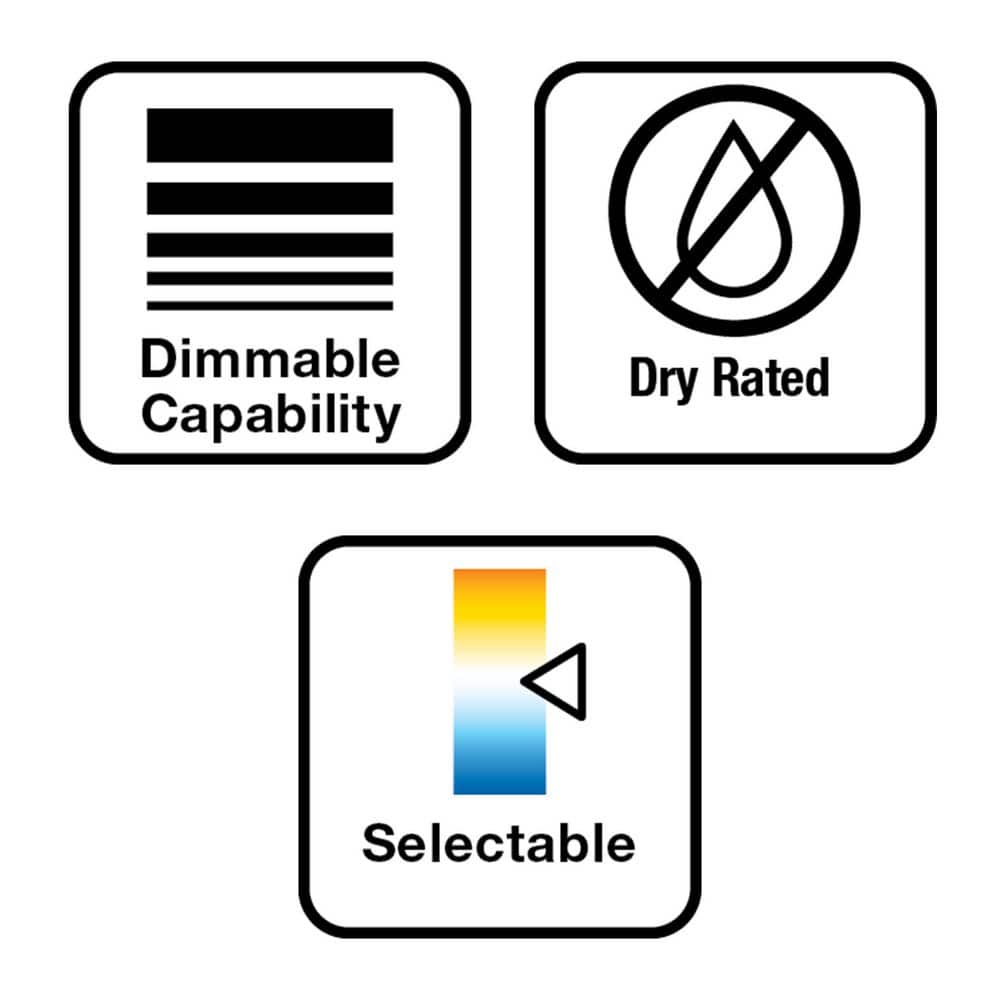 15 in. Brushed Nickel New Ultra-Low Profile Integrated LED Flush Mount 5CCT (2-Pack) - Hercitys