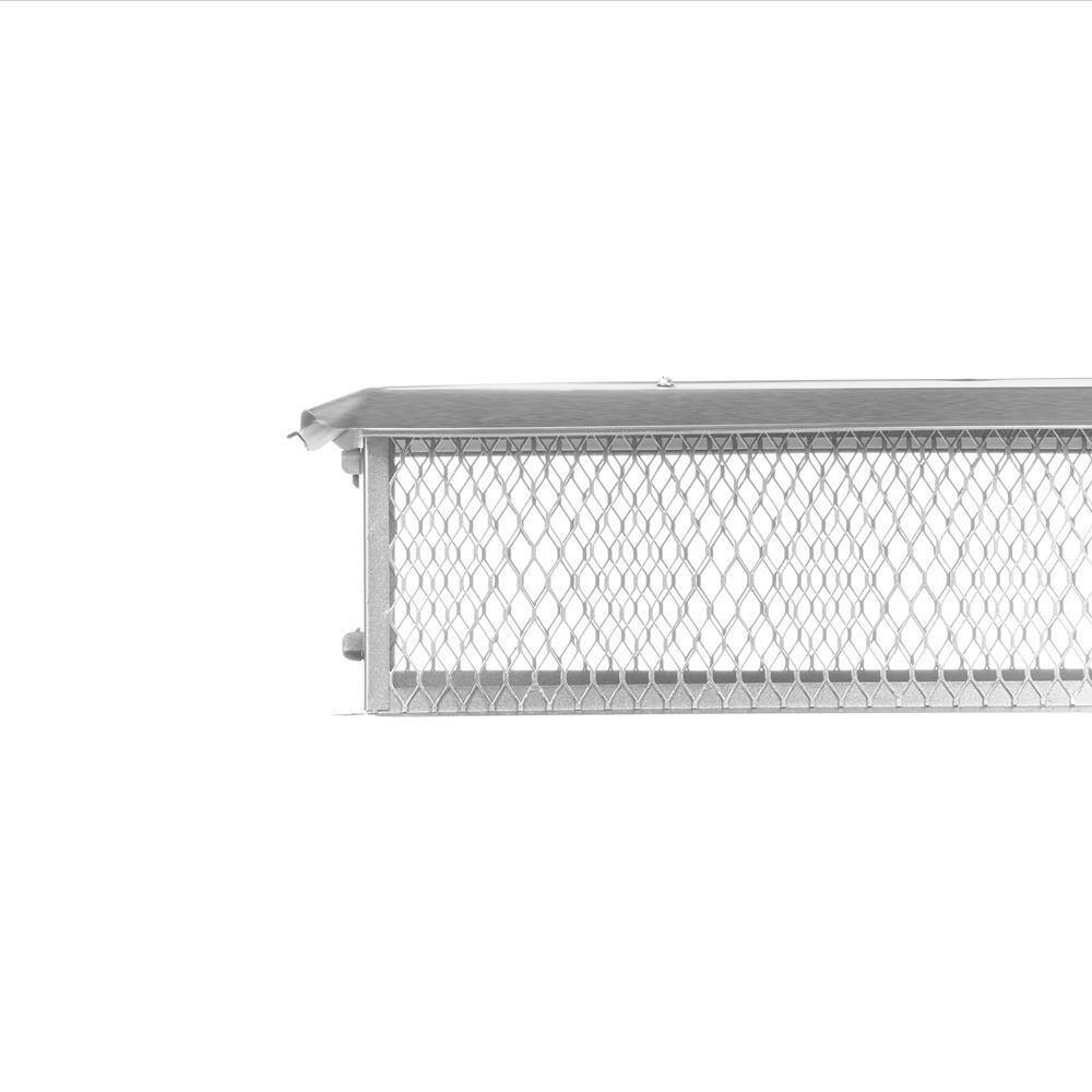 14 in. x 10 in. x 8 in. H Chimney Cap in Stainless Steel - Hercitys
