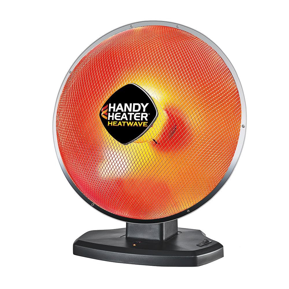 1500-Watt 18.5 in. Electric Ceramic Parabolic Space Heater with Tip-Over Safety - Hercitys