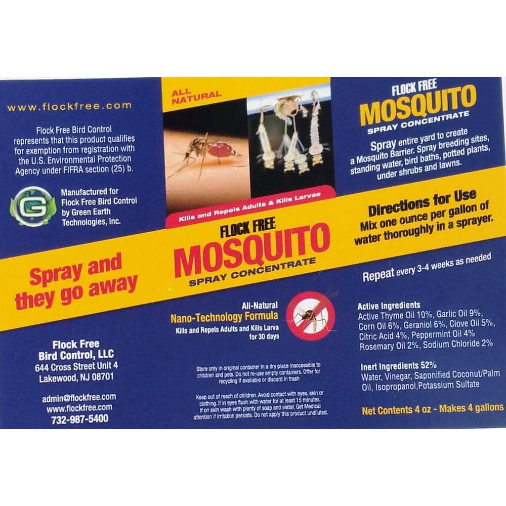 4 oz. Natural Mosquito Control Spray Concentrate - Hercitys