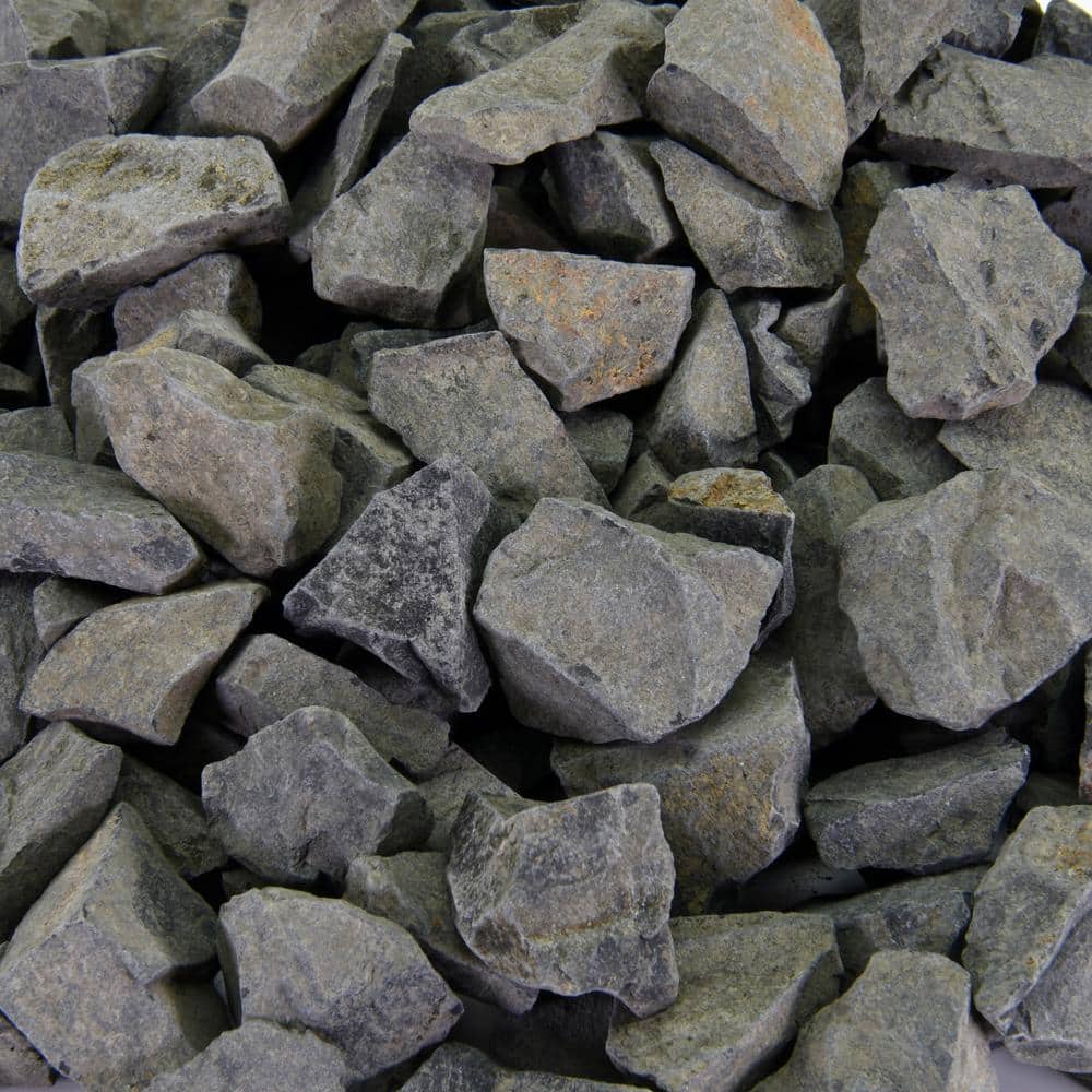 0.25 cu. ft. 3/8 in. Indigo Premium Basalt Crushed Landscape Rock for Gardening, Landscaping, Driveways and Walkways - Hercitys